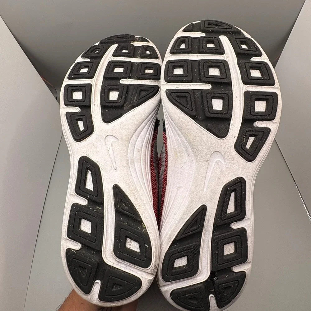 Nike Revolution 3 Kids Running Shoes Black Red Size 3Y